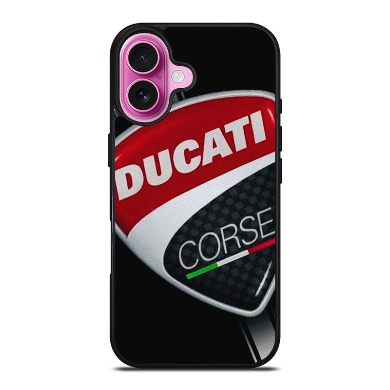 DUCATI CORSE LOGO EMBLEM iPhone 16 Plus Case Cover