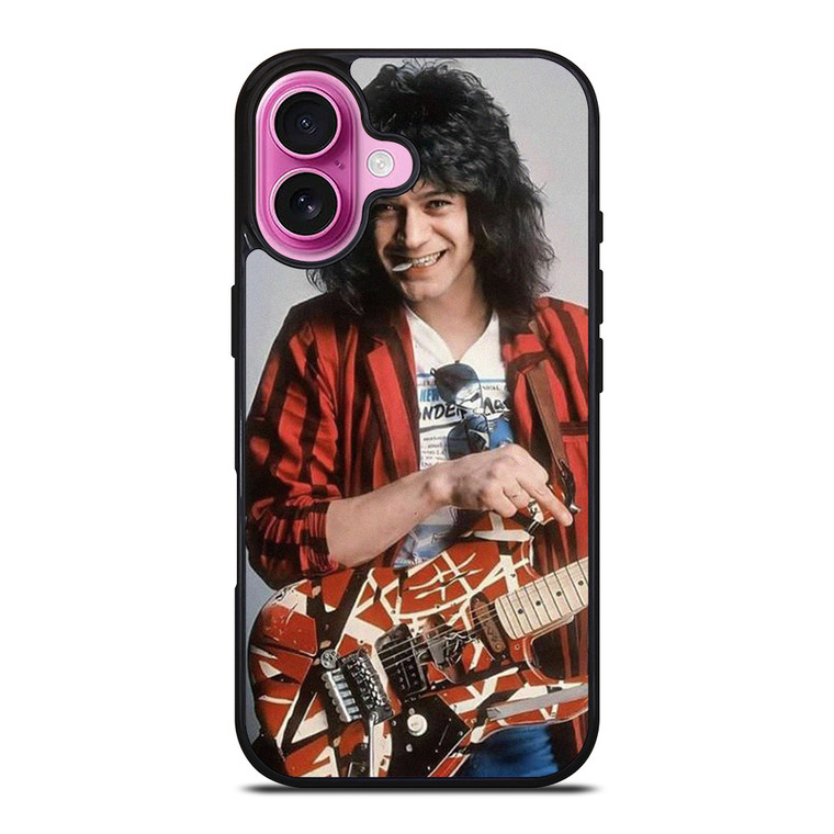 EDDIE VAN HALEN AND GUITAR iPhone 16 Plus Case Cover