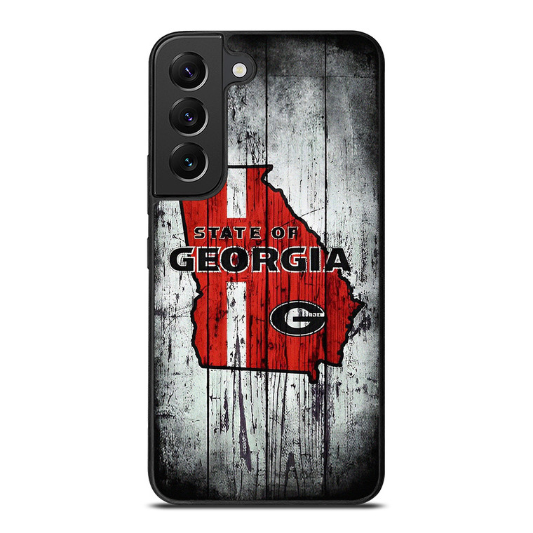 STATE OF GEORGIA WOOD SIGN  Samsung Galaxy S22 Plus Case Cover STATE OF GEORGIA WOOD SIGN  Samsung Galaxy S22 Plus Case Cover