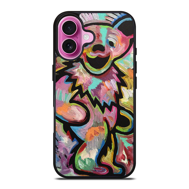 GRATEFUL DEAD BEAR ART iPhone 16 Plus Case Cover
