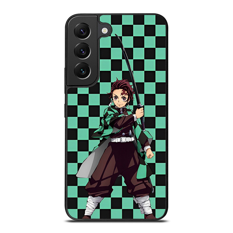TANJIRO KAMADO DEMON SLAYER PATTERN  Samsung Galaxy S22 Plus Case Cover