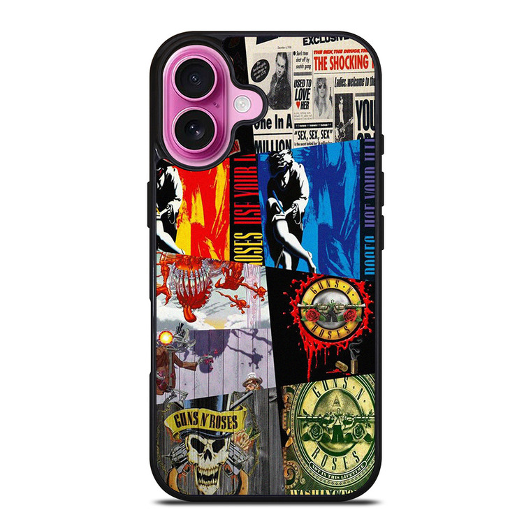 GUNS N ROSES ROCK BAND DISCOVERY iPhone 16 Plus Case Cover