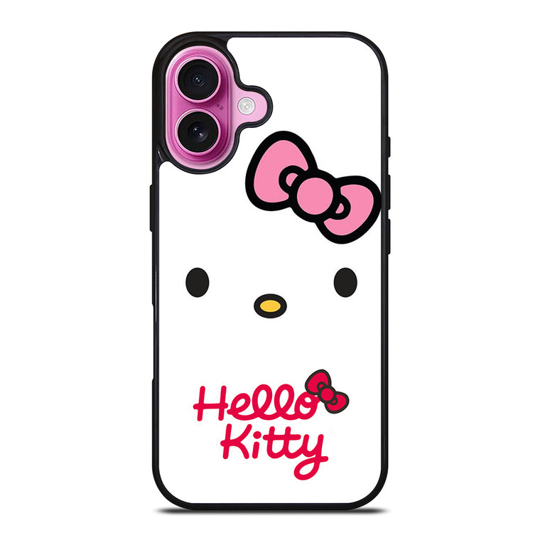 HELLO KITTY FLAT CUTE iPhone 16 Plus Case Cover