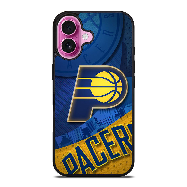 INDIANA PACERS BASKET LOGO iPhone 16 Plus Case Cover