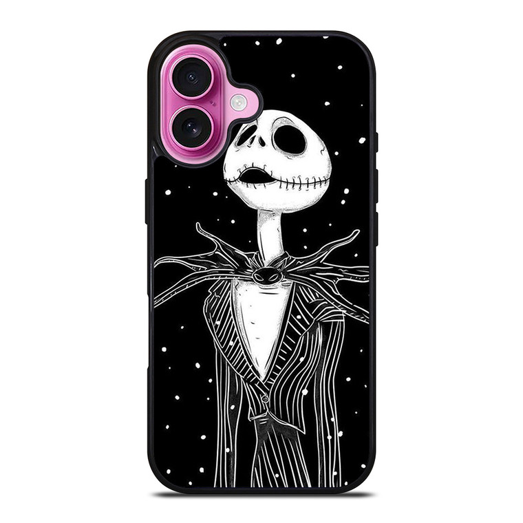 JACK SKELLINGTON NIGHTMARE BEFORE CHRISTMAS SKULL iPhone 16 Plus Case Cover