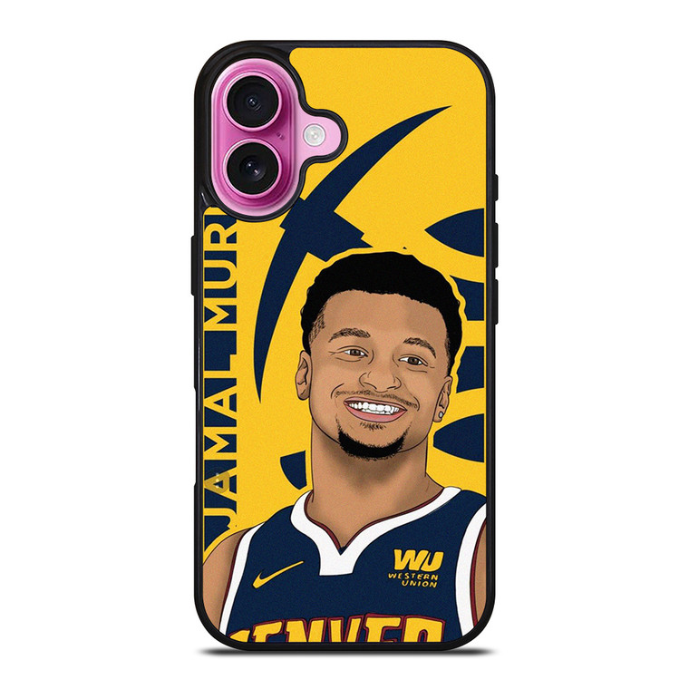 JAMAL MURRAY DENVER NUGGETS NBA VECTOR iPhone 16 Plus Case Cover