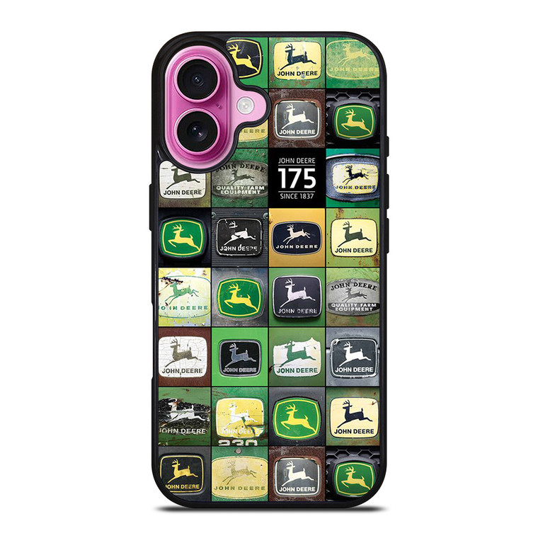 JOHN DEERE EMBLEM COLLAGE iPhone 16 Plus Case Cover