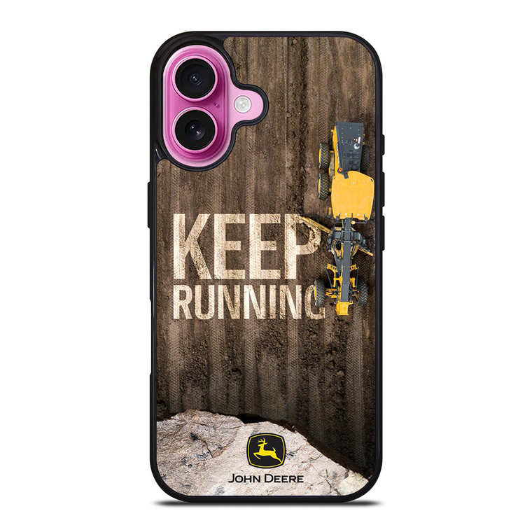 JOHN DEERE KEEP RUNNING iPhone 16 Plus Case Cover