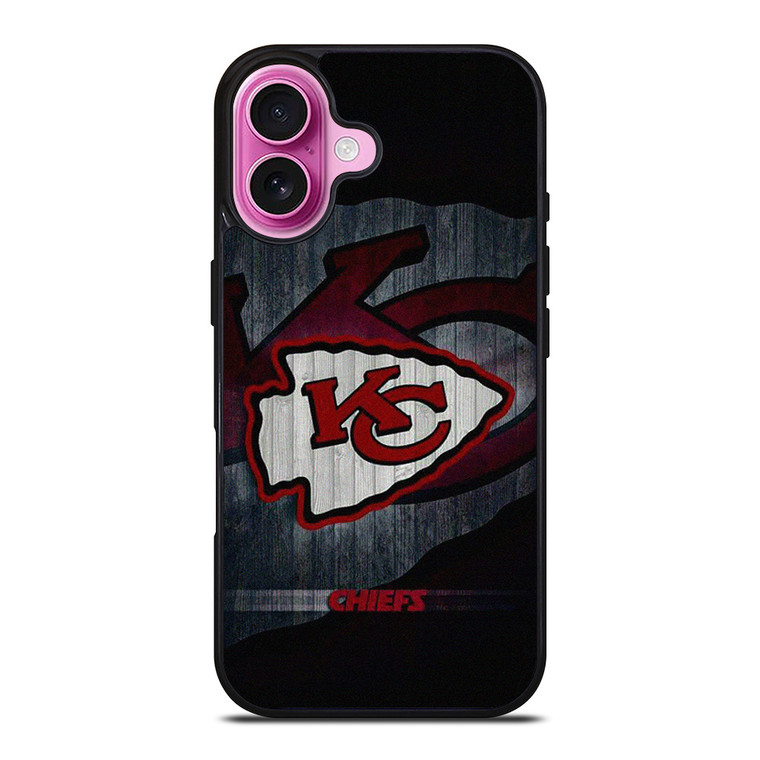 KANSAS CITY CHIEFS FOOTBALL FOOTBALL TEAM LOGO iPhone 16 Plus Case Cover