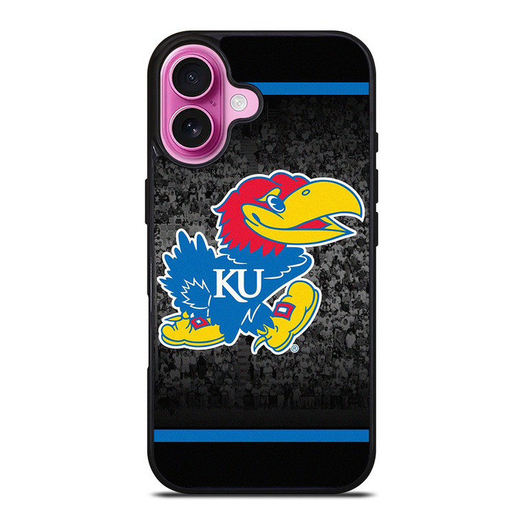 KANSAS CITY JAYHAWKS BASKETBALL ICON iPhone 16 Plus Case Cover
