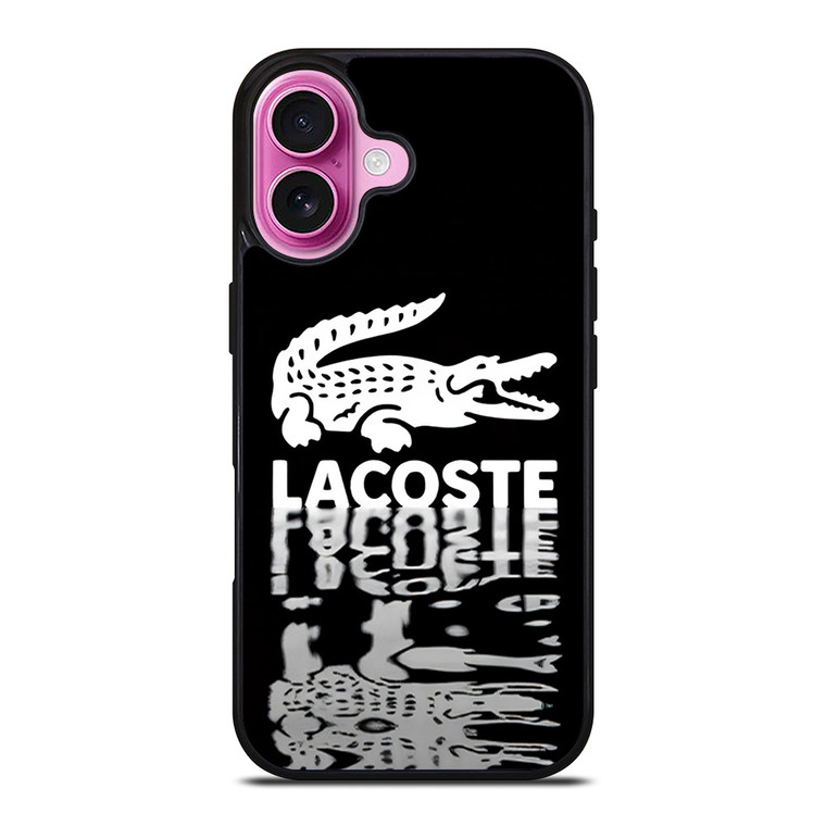 LACOSTE MELTED LOGO iPhone 16 Plus Case Cover