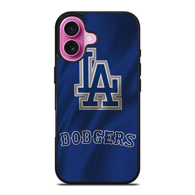 LOS ANGELES DODGERS BASEBALL FLAG iPhone 16 Plus Case Cover