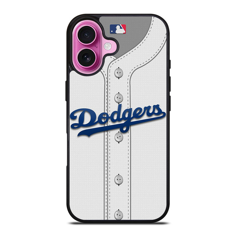 LOS ANGELES DODGERS BASEBALL KIT WHITE iPhone 16 Plus Case Cover