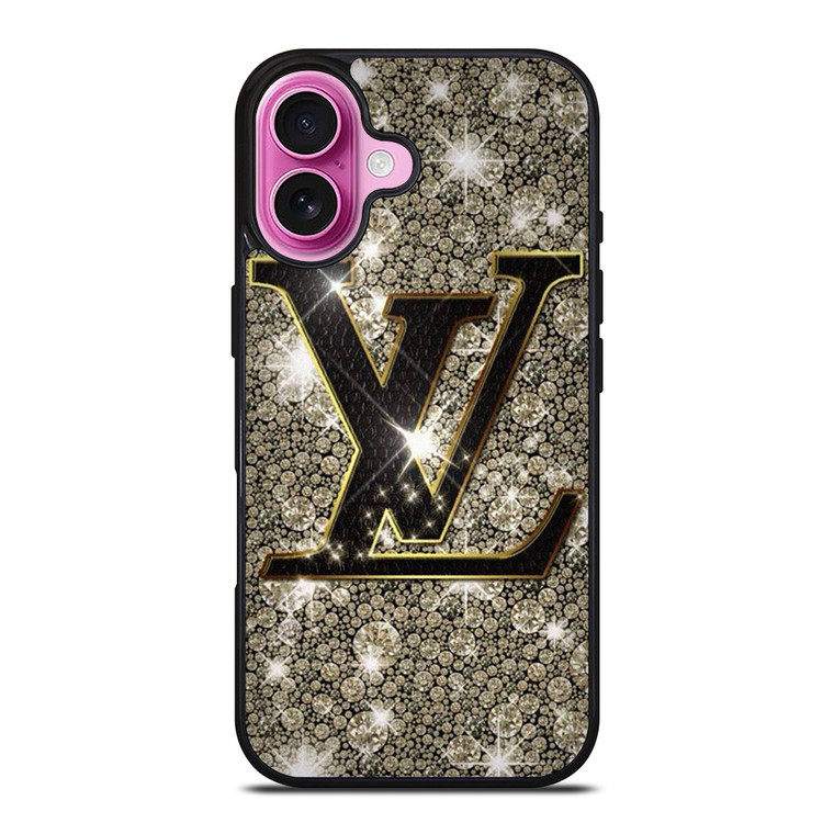 LOUIS VUITTON GLITTER EMBLEM iPhone 16 Plus Case Cover