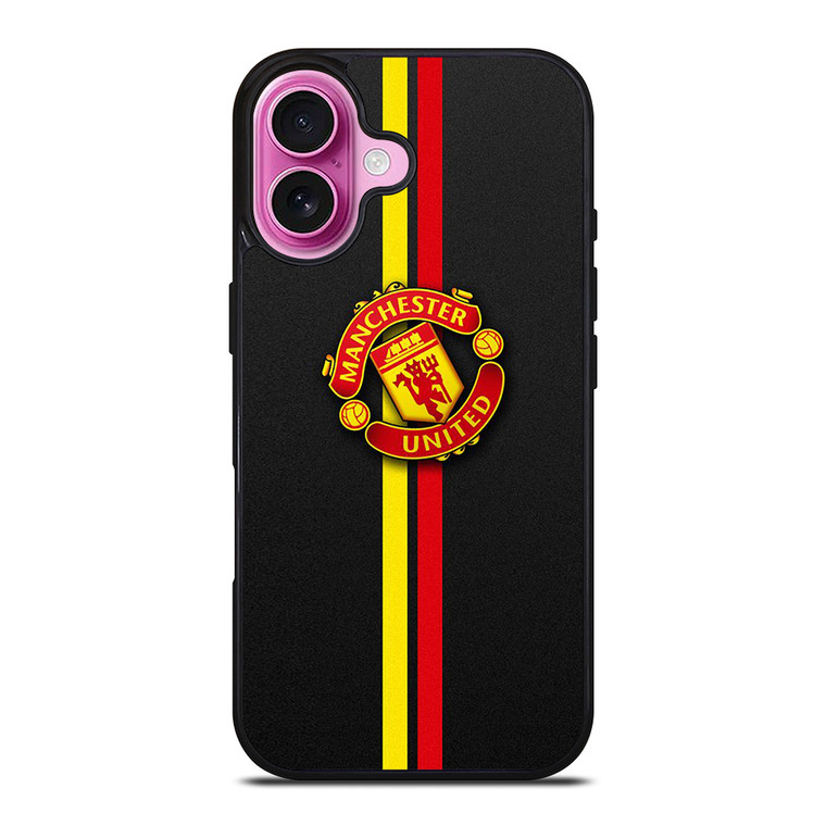 MANCHESTER UNITED MUFC LOGO iPhone 16 Plus Case Cover