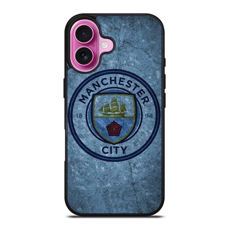 MANHESTER CITY WALL TEXTURE iPhone 16 Plus Case Cover