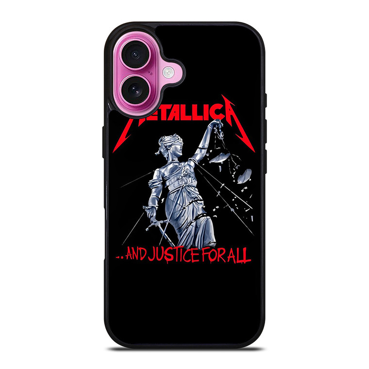 METALLICA AND JUSTICE FOR ALL iPhone 16 Plus Case Cover