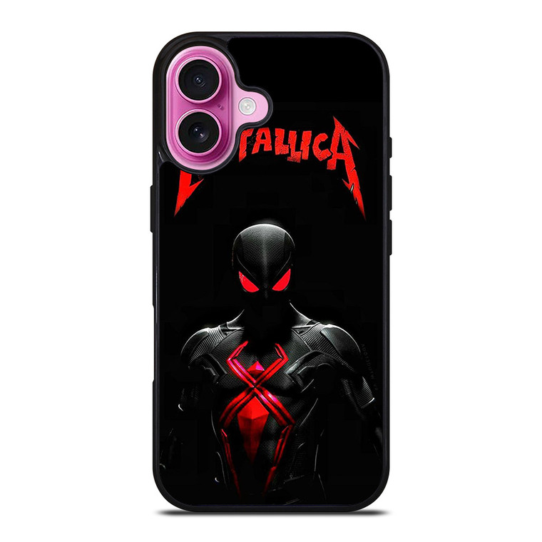 METALLICA SPIDERMAN LOGO iPhone 16 Plus Case Cover