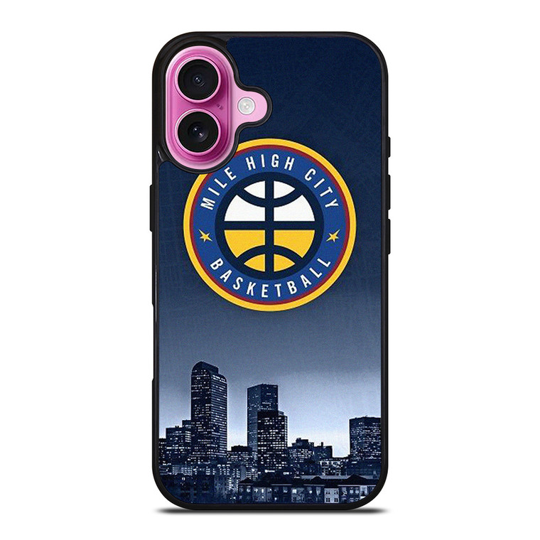 MILE HIGH CITY BASKETBALL iPhone 16 Plus Case Cover MILE HIGH CITY BASKETBALL iPhone 16 Plus Case Cover