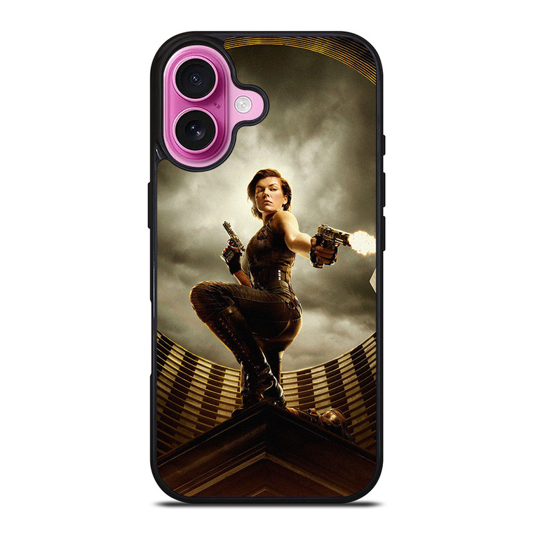 MILLA JOVOVICH RESIDENT EVIL iPhone 16 Plus Case Cover MILLA JOVOVICH RESIDENT EVIL iPhone 16 Plus Case Cover
