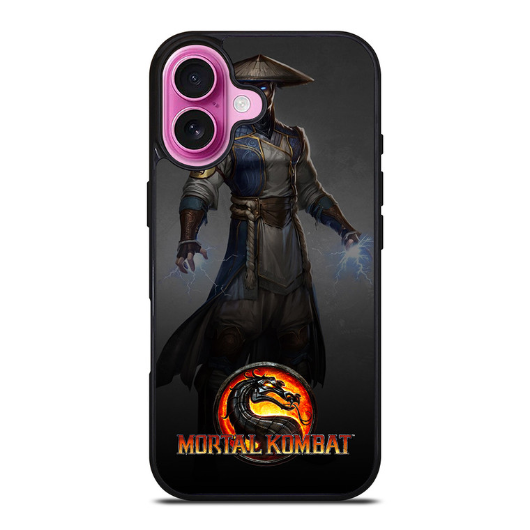 MORTAL KOMBAT RAIDEN GAMES LOGO iPhone 16 Plus Case Cover
