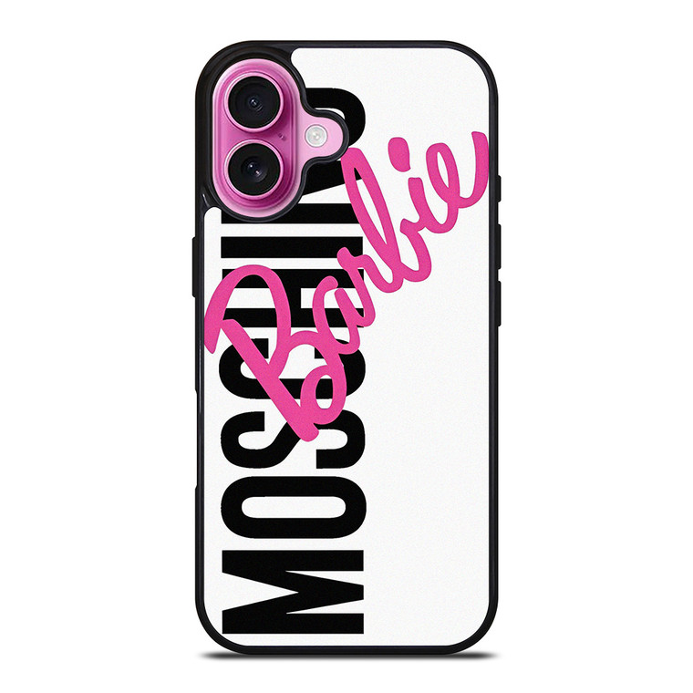 MOSCHINO BARBIE LOGO iPhone 16 Plus Case Cover
