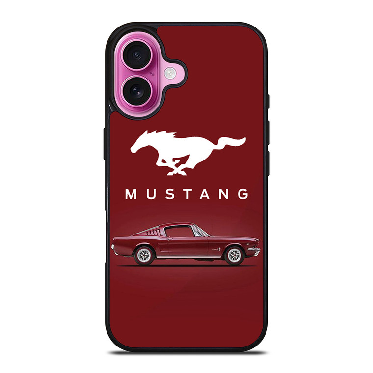MUSTANG FASTBACK LOGO iPhone 16 Plus Case Cover MUSTANG FASTBACK LOGO iPhone 16 Plus Case Cover