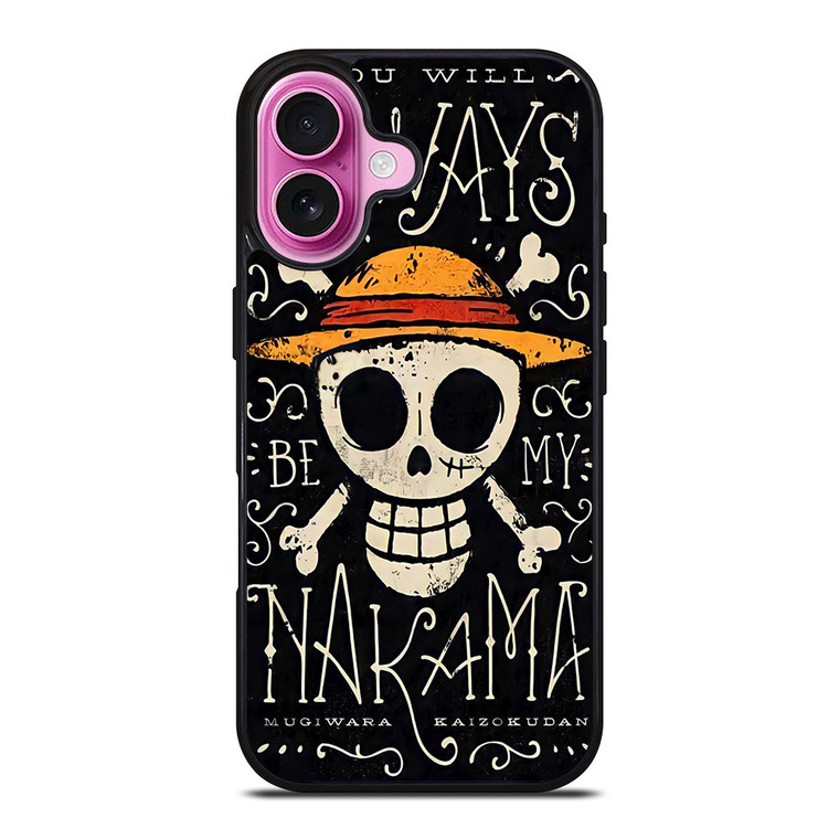 NAKAMA ONE PIECE ANIME iPhone 16 Plus Case Cover NAKAMA ONE PIECE ANIME iPhone 16 Plus Case Cover