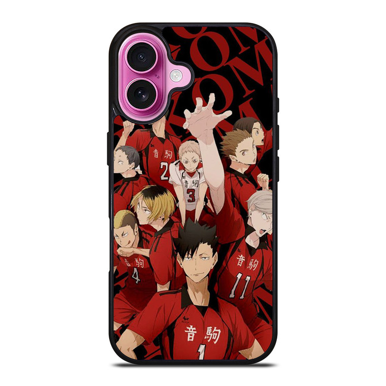 NEKOMA HIGH HAIKYUU VOLLEYBALL TEAM iPhone 16 Plus Case Cover NEKOMA HIGH HAIKYUU VOLLEYBALL TEAM iPhone 16 Plus Case Cover