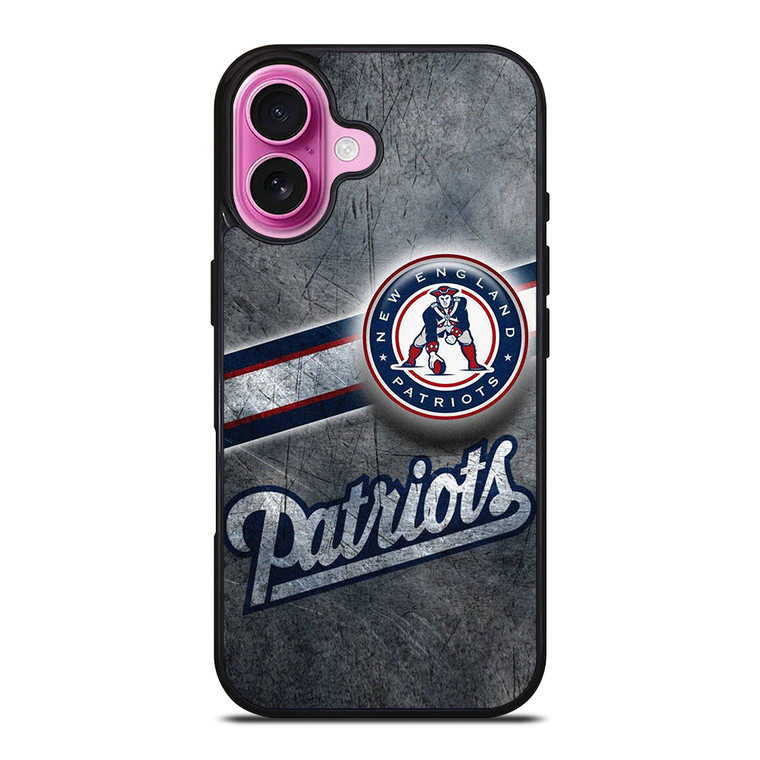 NEW ENGLAND PATRIOT NFL GRUNGE LOGO iPhone 16 Plus Case Cover NEW ENGLAND PATRIOT NFL GRUNGE LOGO iPhone 16 Plus Case Cover