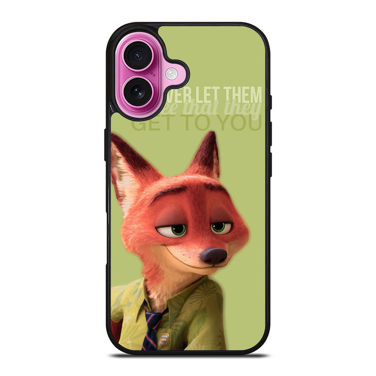 NICK WILDE DISNEY ZOOTOPIA iPhone 16 Plus Case Cover