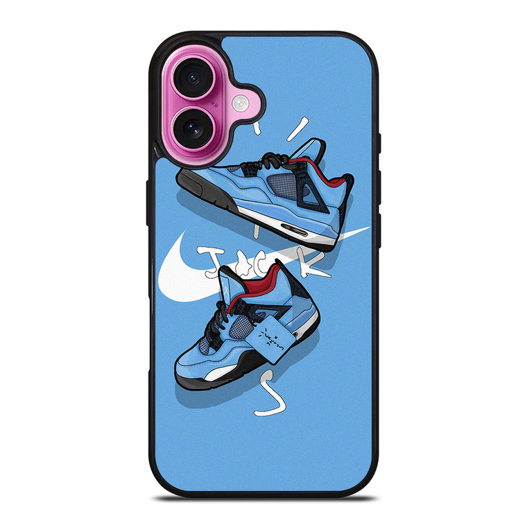 NIKE AIR JORDAN TRAVIS SCOTT CACTUS JACK iPhone 16 Plus Case Cover