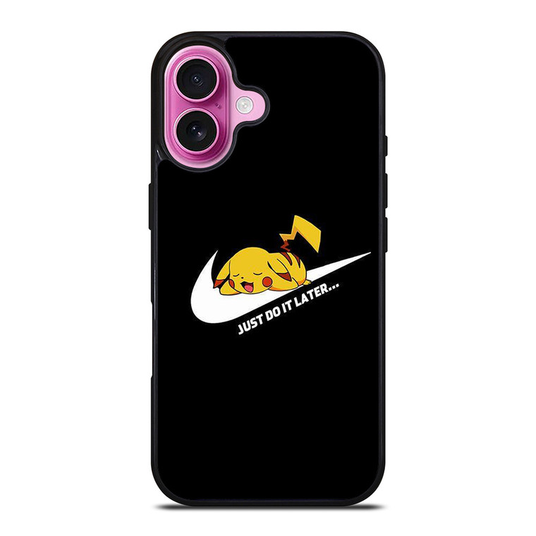 NIKE PIKACHU POKEMON JUST DO IT iPhone 16 Plus Case Cover NIKE PIKACHU POKEMON JUST DO IT iPhone 16 Plus Case Cover