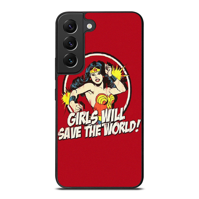 WONDER WOMAN CARTOON BADGE  Samsung Galaxy S22 Plus Case Cover