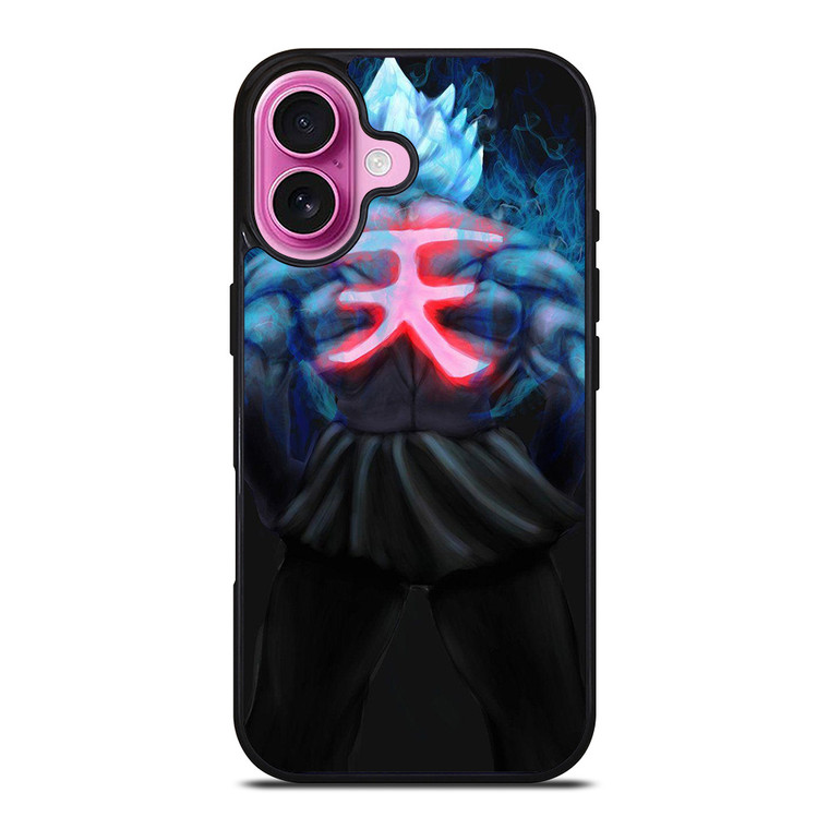 ONI AKUMA STREET FIGHTER SYMBOL iPhone 16 Plus Case Cover