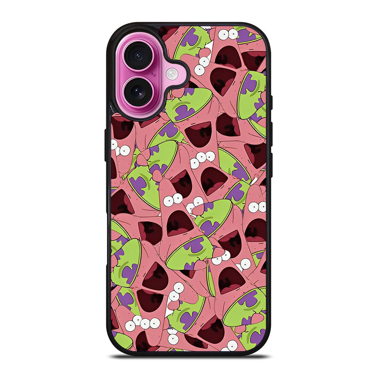 PATRICK STAR PATTERN iPhone 16 Plus Case Cover PATRICK STAR PATTERN iPhone 16 Plus Case Cover