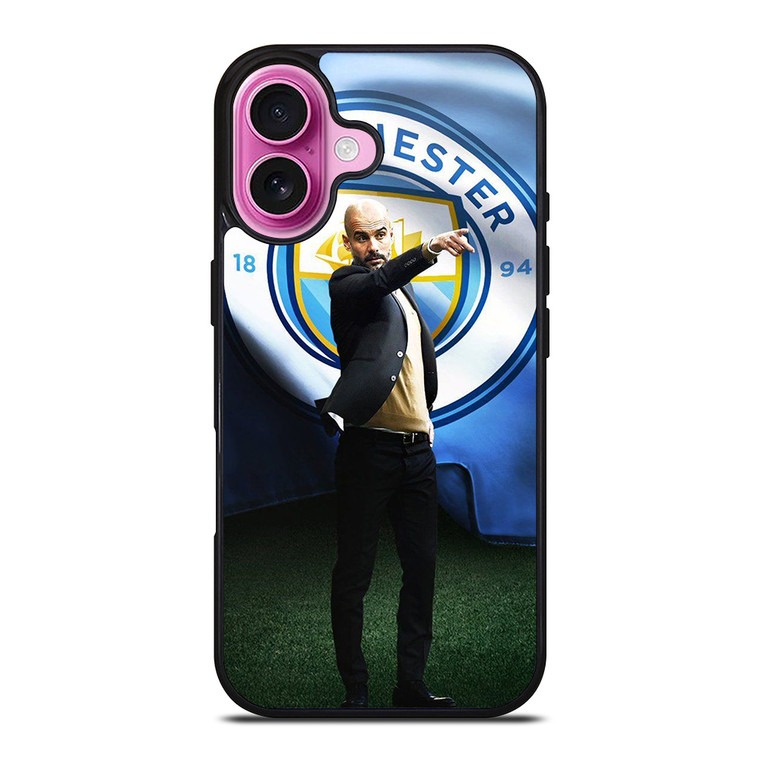 PEP GUARDIOLA MAN CITY iPhone 16 Plus Case Cover