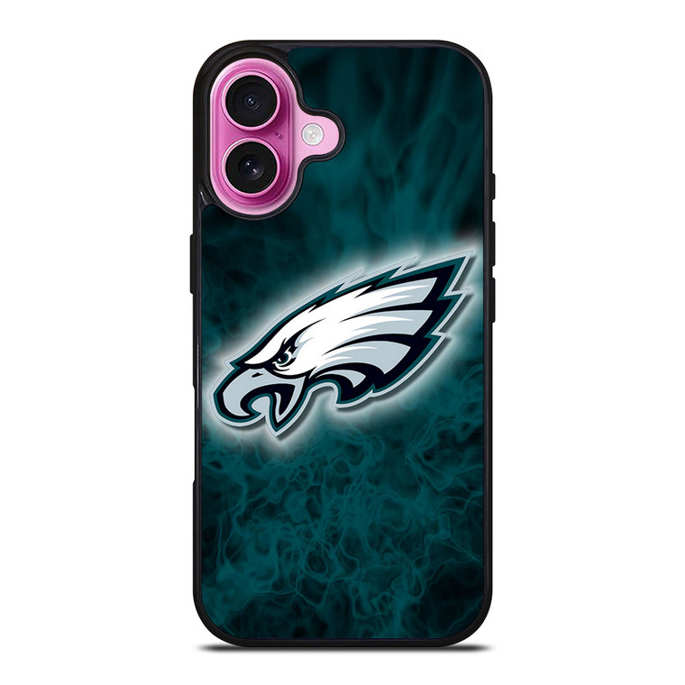 PHILADELPHIA EAGLES SMOKED LOGO iPhone 16 Plus Case Cover