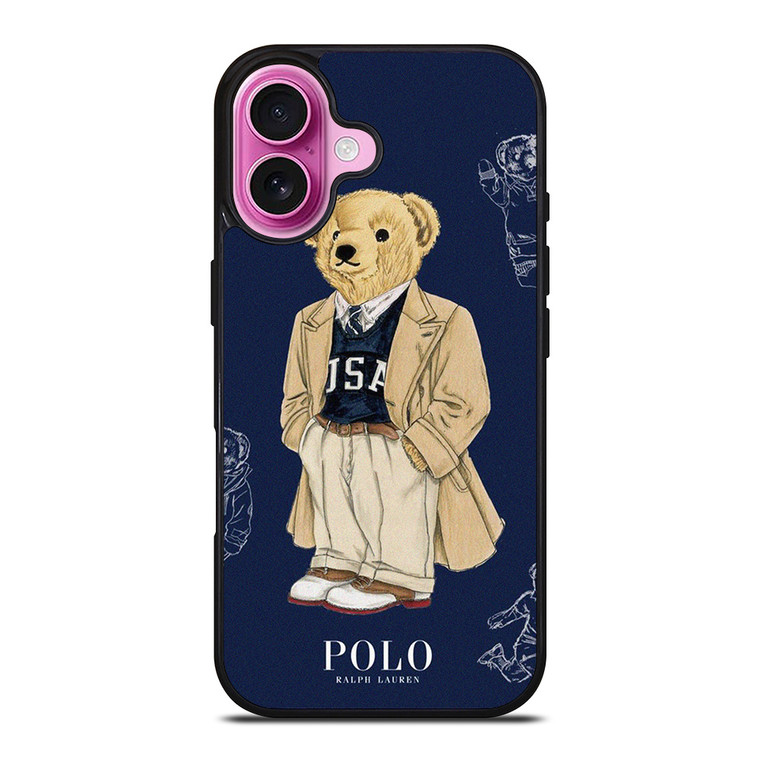 POLO RALPH LAURENT COAT BEAR iPhone 16 Plus Case Cover