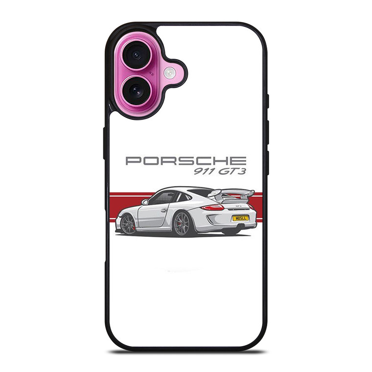PORSCHE 911 GT3 VECTOR iPhone 16 Plus Case Cover PORSCHE 911 GT3 VECTOR iPhone 16 Plus Case Cover