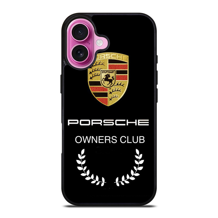 PORSCHE OWNERS CLUB LOGO iPhone 16 Plus Case Cover PORSCHE OWNERS CLUB LOGO iPhone 16 Plus Case Cover