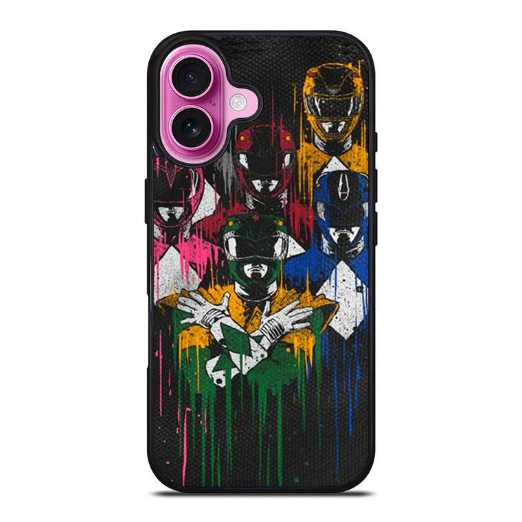 POWER RANGERS BRUSHED ART iPhone 16 Plus Case Cover