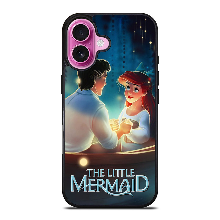 PRINCE ERIC AND PRINCESS ARIEL LITTLE MERMAID iPhone 16 Plus Case Cover