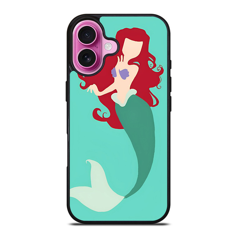 PRINCESS ARIEL LITTLE MERMAID MINIMALIST iPhone 16 Plus Case Cover