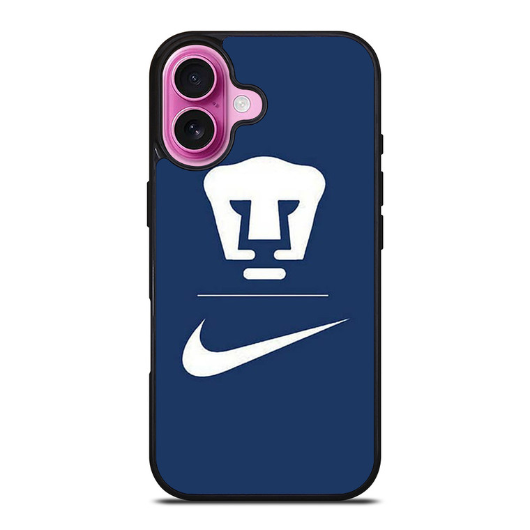 PUMAS UNAM NIKE SYMBOL iPhone 16 Plus Case Cover