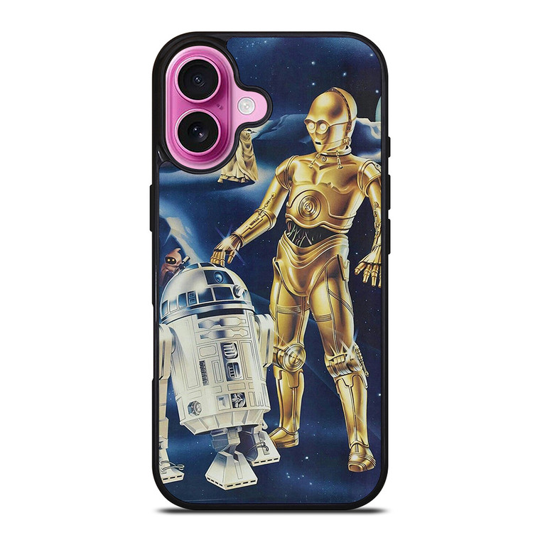 R2D2 AND C3PO ROBOT STAR WARS iPhone 16 Plus Case Cover R2D2 AND C3PO ROBOT STAR WARS iPhone 16 Plus Case Cover