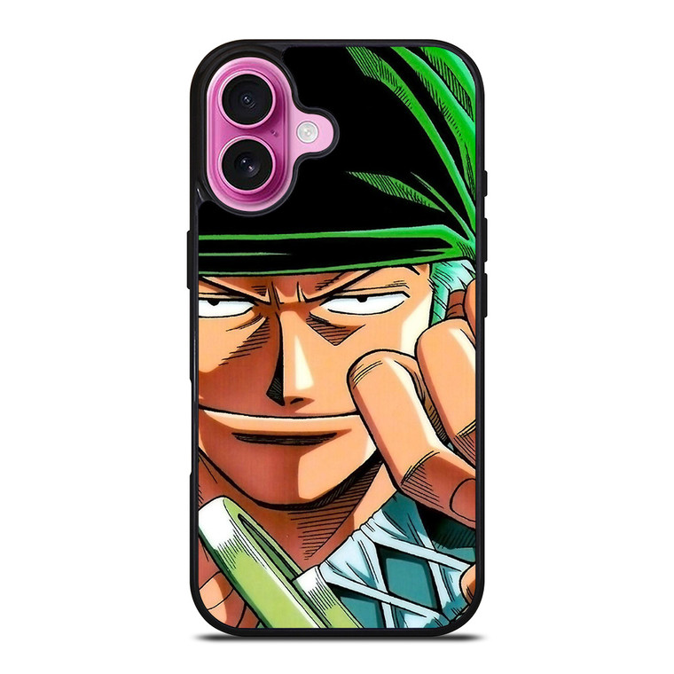 RORONOA ZORO ONE PIECE CARTOON iPhone 16 Plus Case Cover