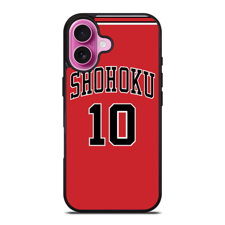 SHOHOKU HIGH SLAM DUNK HANAMICHI SAKURAGI iPhone 16 Plus Case Cover