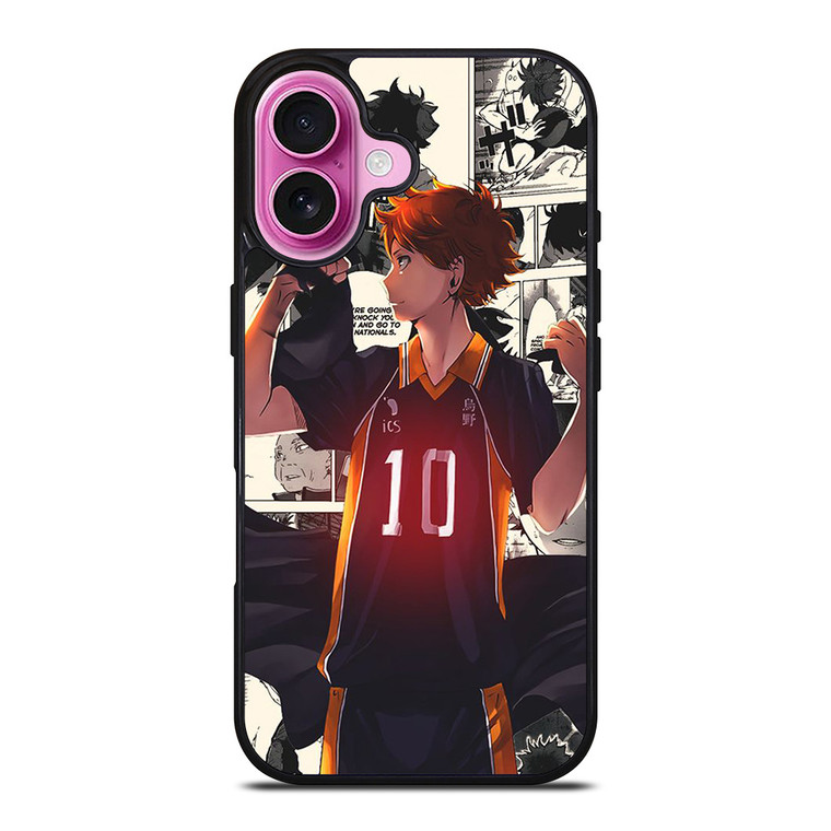 SHOYO HINATA HAIKYUU ANIME COLLAGE iPhone 16 Plus Case Cover