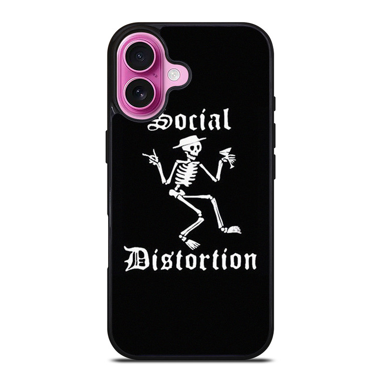 SOCIAL DISTORTION ROCK BAND SKULL SYMBOL iPhone 16 Plus Case Cover